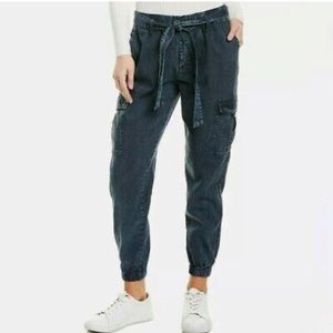 Young Fabulous & Broke Dex Denim Cargo Joggers